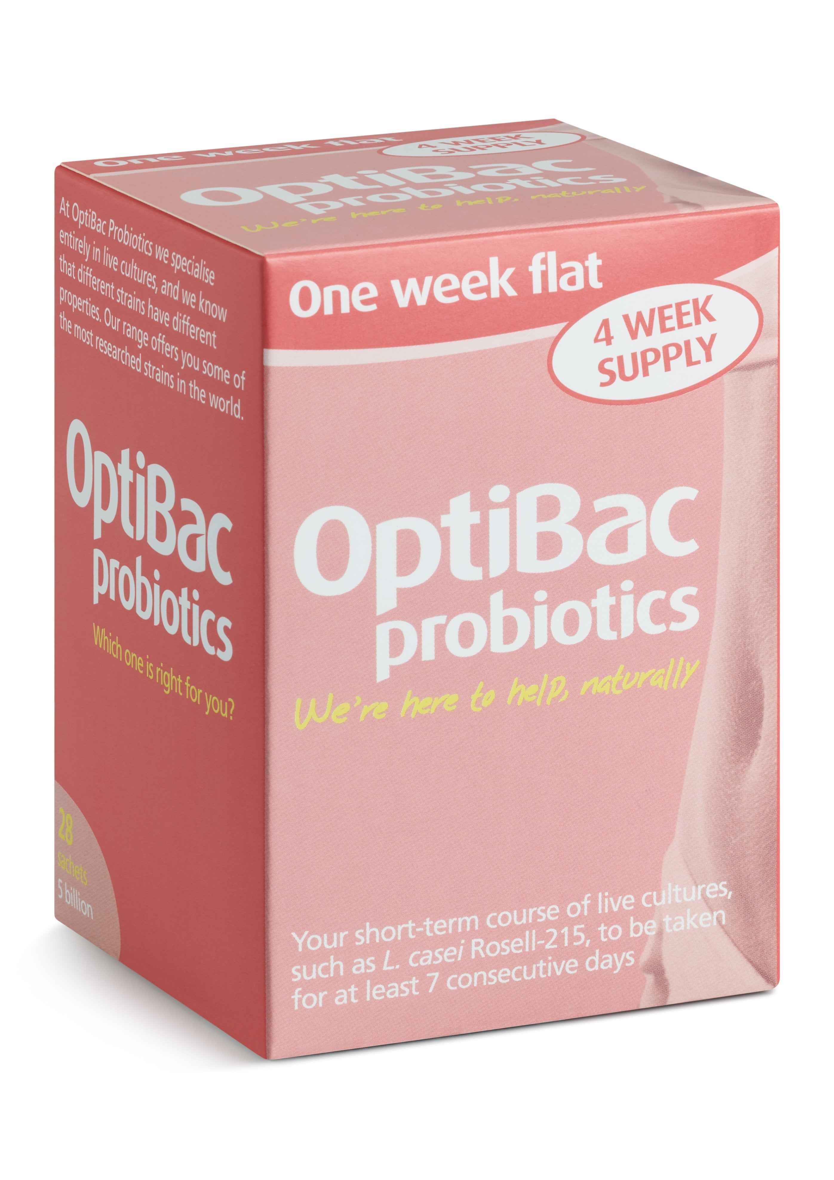 OptiBac Probiotics 'One week flat'